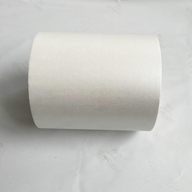 100g Semi Gloss Art Paper Low Temp Label with Hot Melt Glue Glassine Liner
