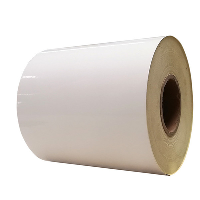 1080mm πλάτους 80GSM ξύλινες ελεύθερες αυτοκόλλητες ετικέτες εγγράφου πυριτίου εγγράφου 80G κίτρινες